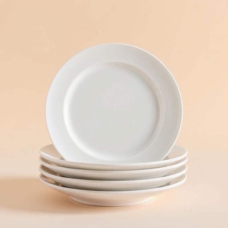 Porcelain Dinner Plate Stack