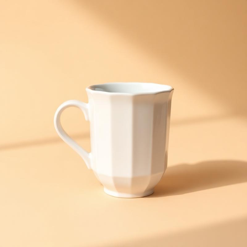 Fluted Ceramic Mug